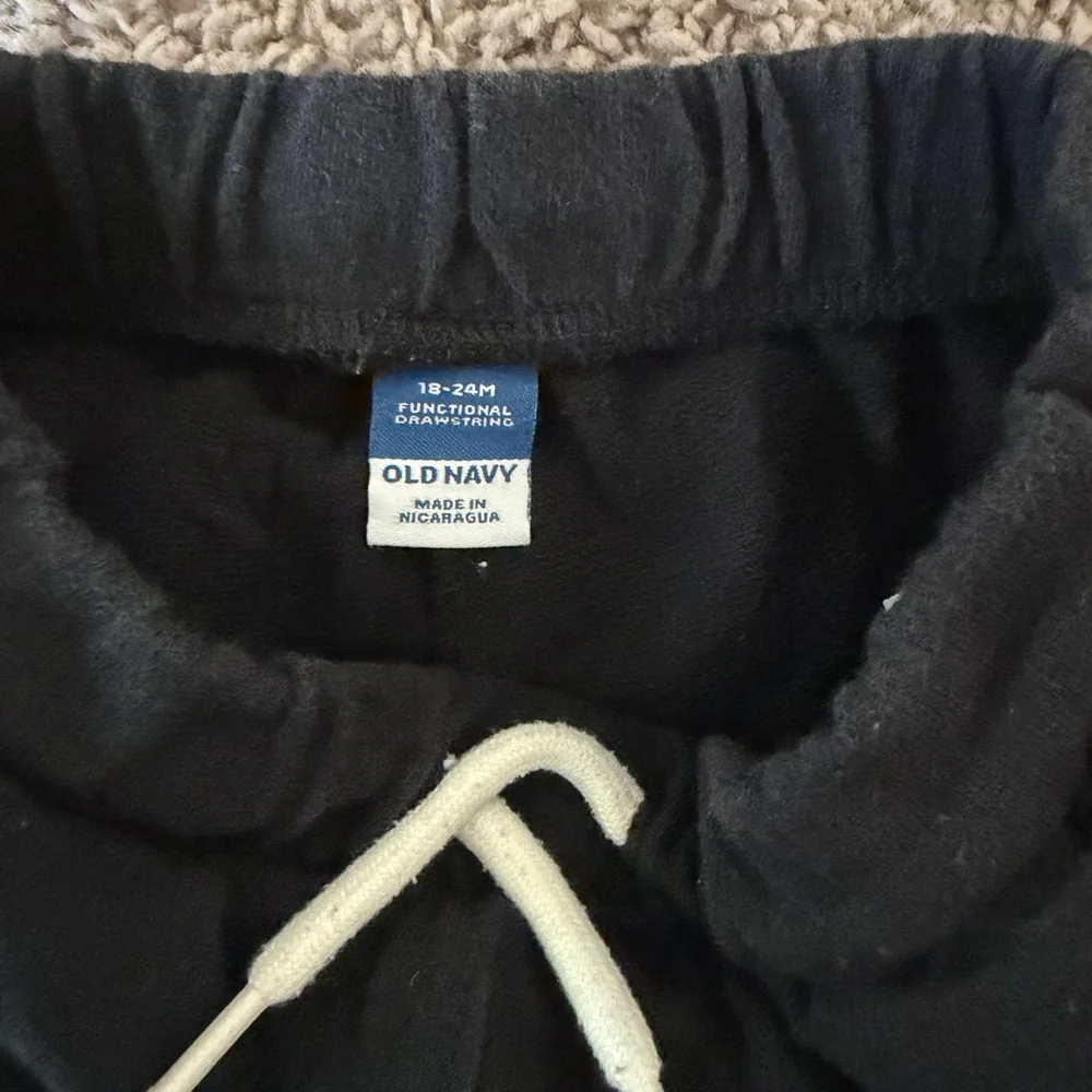 Preloved Old Navy Kids Black Drawstring Shorts